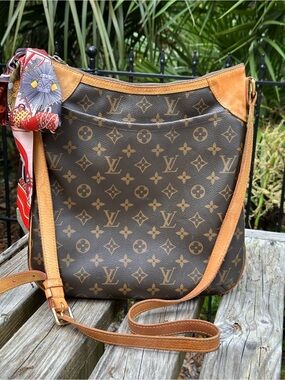 Louis Vuitton Odeon Monogram Crossbody in Brown and Tan